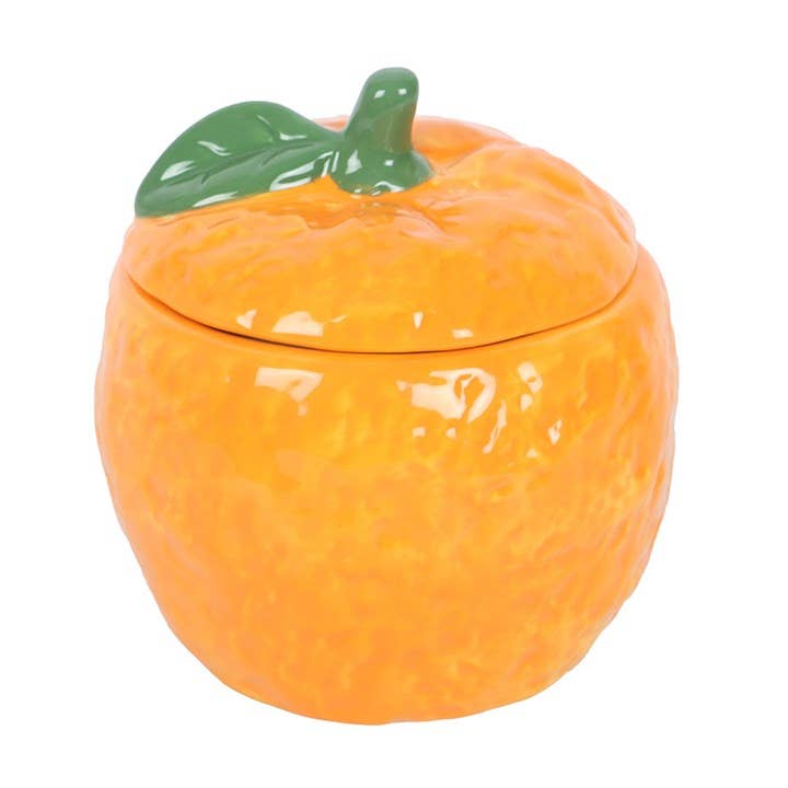 Orange-shaped oil burner