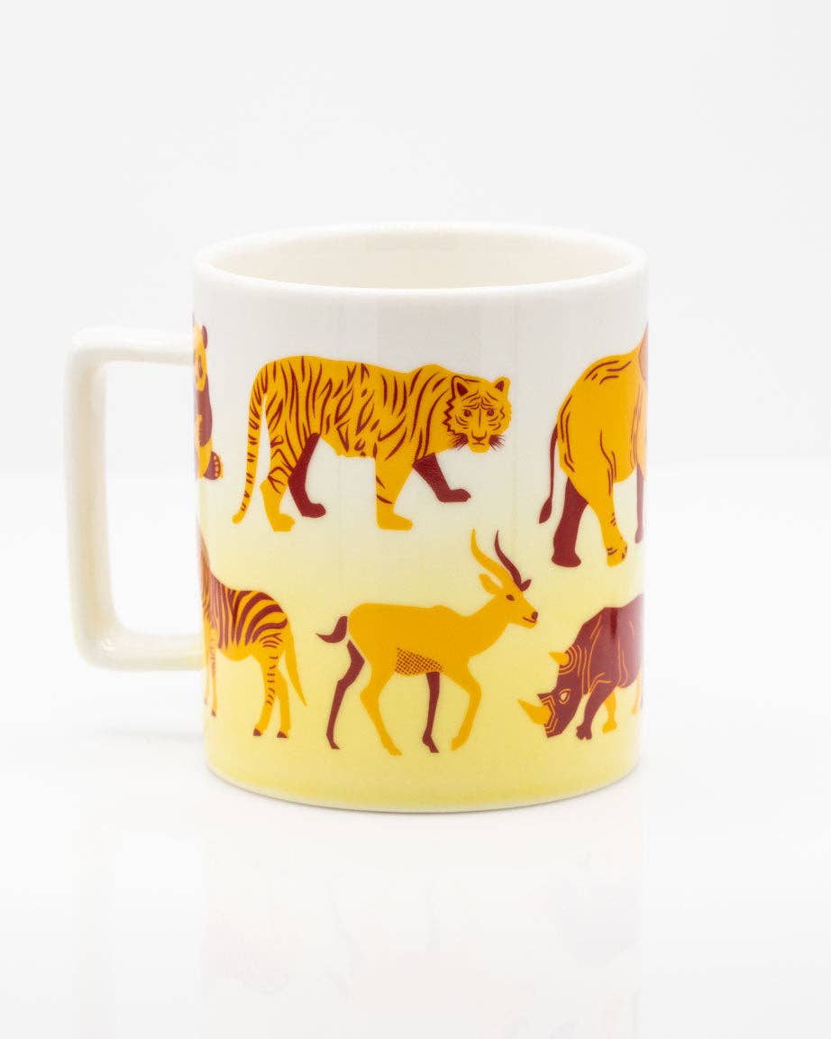 Retro Mammal Mug (350 ml)
