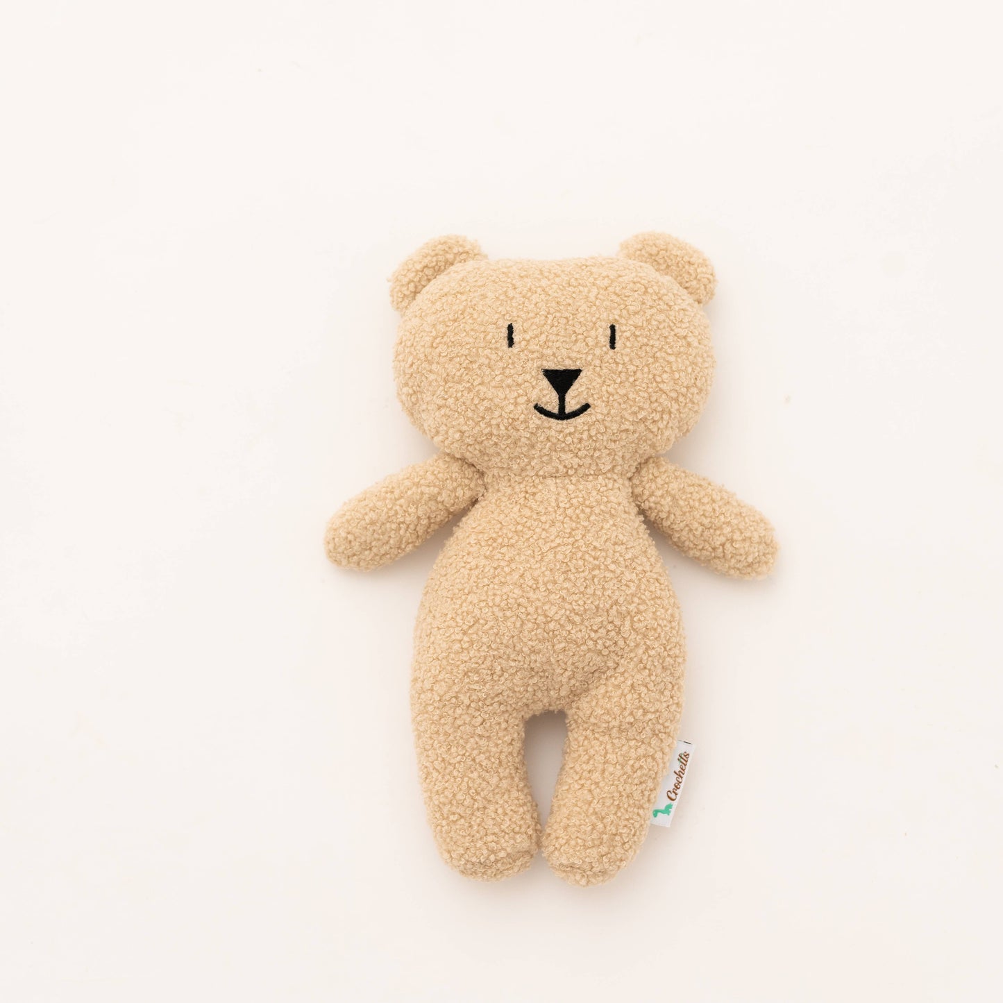 Ours en peluche marron clair crochet fait main cadeau de naissance pour bébé