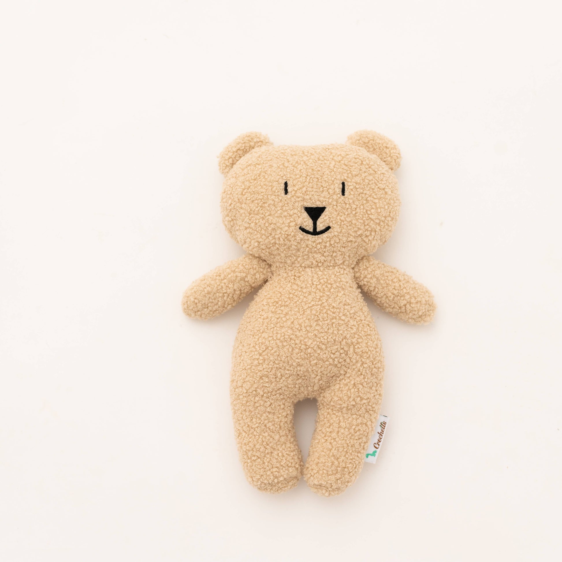 Ours en peluche marron clair crochet fait main cadeau de naissance pour bébé