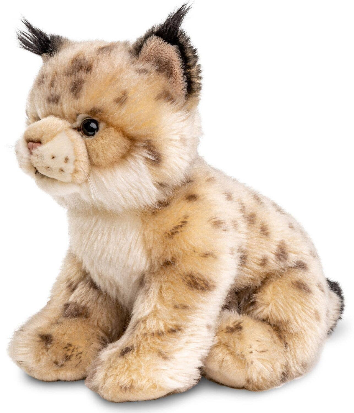 Sitting baby lynx plush toy