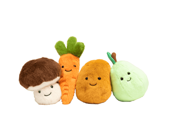 Ensemble Peluche Fruits & Légumes - Amis du Jardin - Wild & Soft