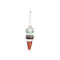 Boule de Noël Cornet de Glace Menthe Chocolat