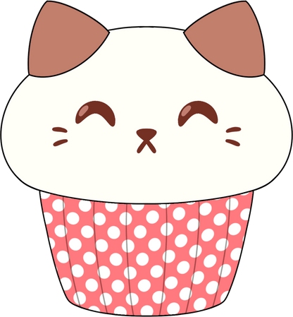 Kitty Cupcake Plush (9in)