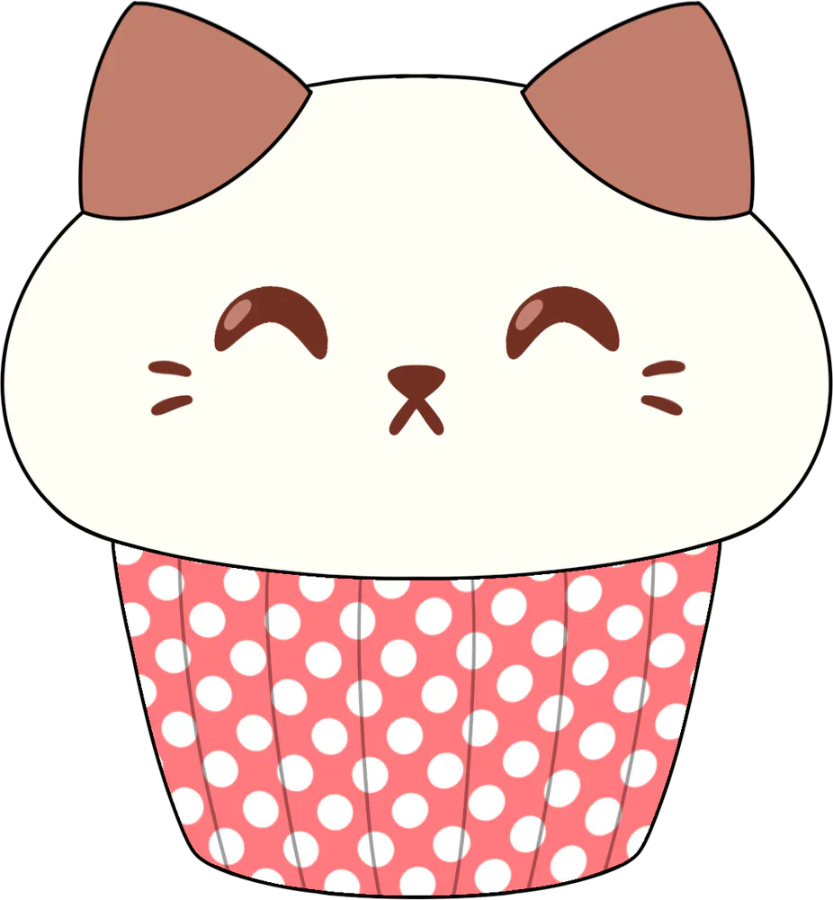 Peluche Kitty Cupcake