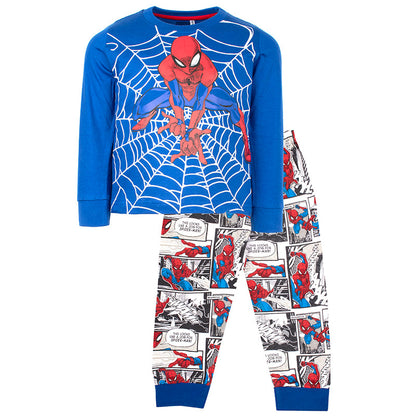 Personalised Pyjama Set Spider-Man - Blue