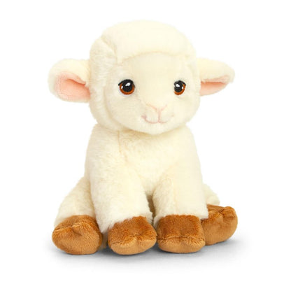 Peluche mouton blanc Keeleco 19 cm