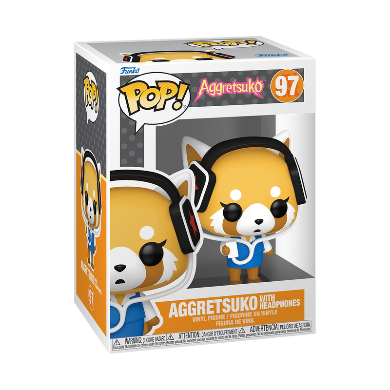 Pop! Aggretsuko with Headphones