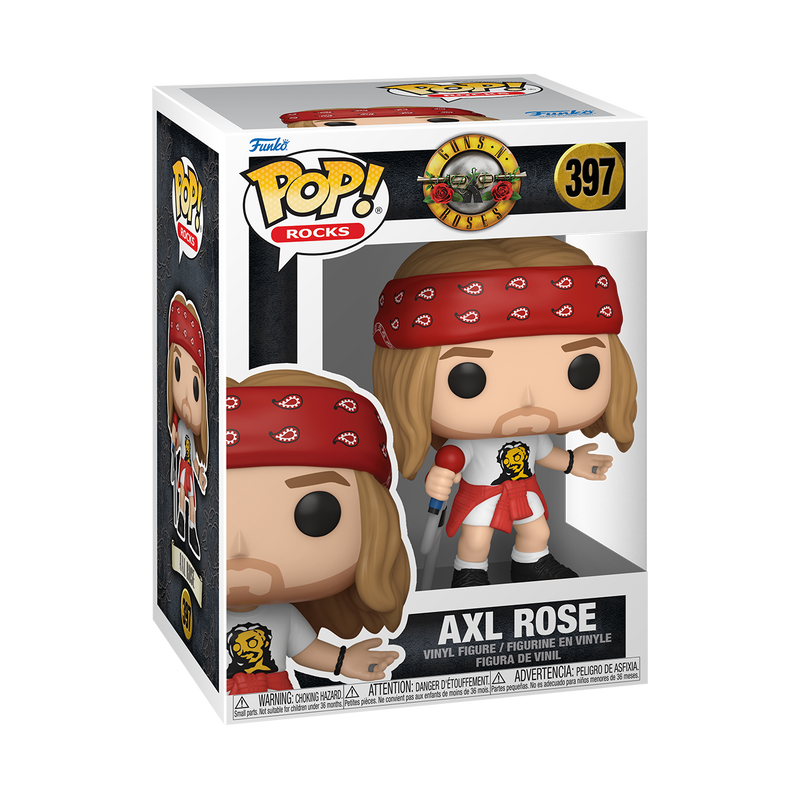Pop! Axl Rose with Red Bandana 