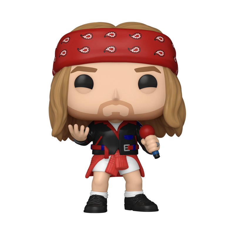 Pop! Axl Rose met rode bandana 