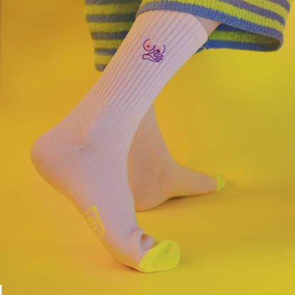 Embroidered Boob Socks