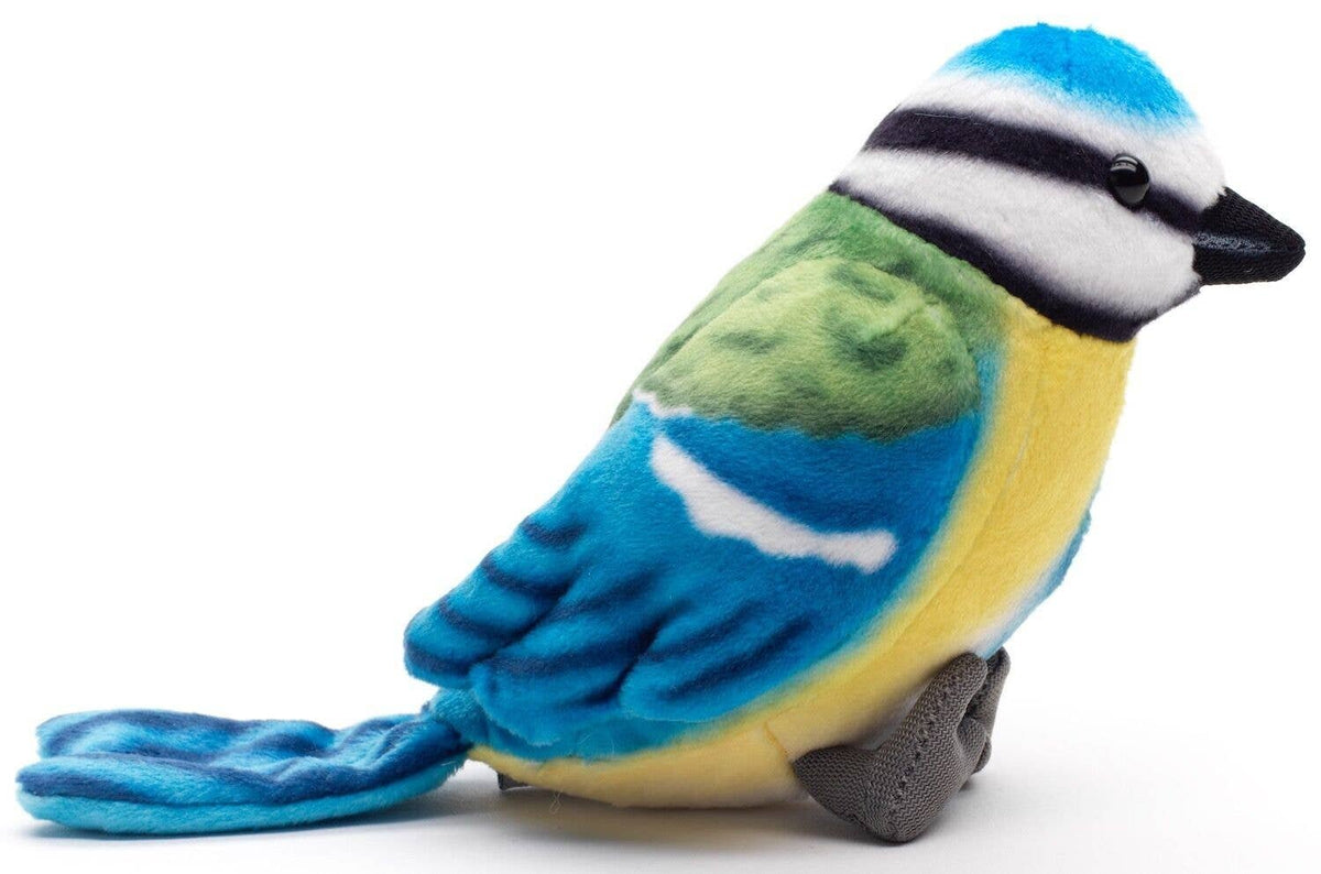 Blue tit plush toy