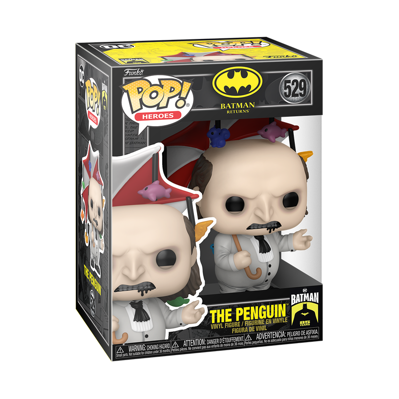 Pop! Penguin with umbrella animals