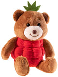 Heunec Razzy raspberry bear plush — 19 cm