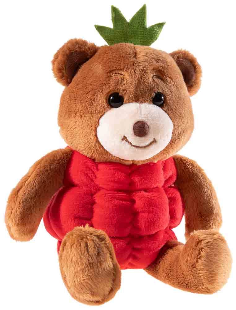 Heunec Razzy raspberry bear plush — 19 cm