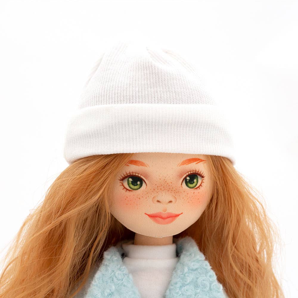 Poupée Sunny en manteau menthe - 32 cm