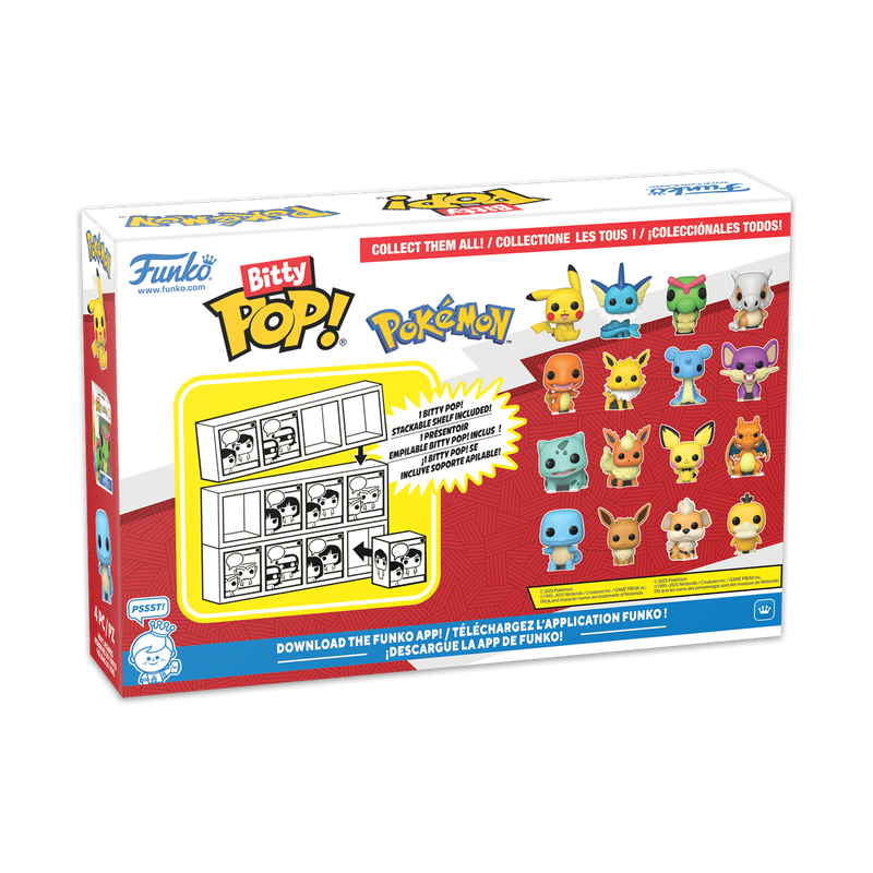 Bitty Pop! Pokémon 4-Pack Series 1