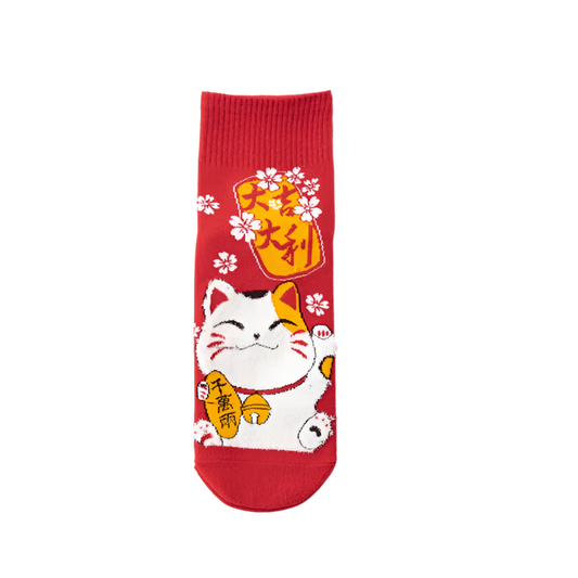 Chaussettes Courtes Chat Chanceux