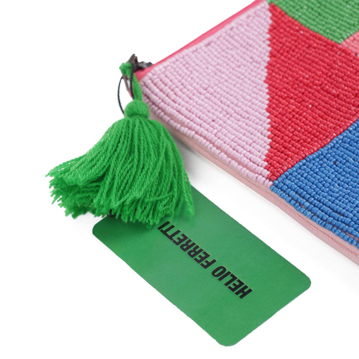 Large Geometric Pouch by Helio Ferretti