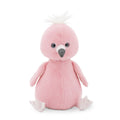 Pluche roze flamingo knuffel (22 cm)