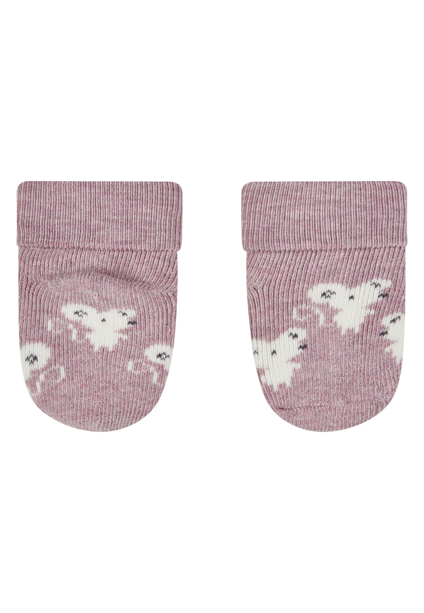 3-pack of newborn fold-over socks