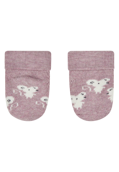 3-pack of newborn fold-over socks