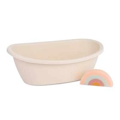 ML Poupées: BAIGNOIRE & ÉPONGE L38,2x12,8x16,4cm, doos 23,5x43x14cm, 3+