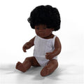 38 cm Afro-Afrikaanse meisjespop