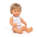 Blond European Boy Doll 38cm