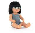Asiatische Mädchenpuppe, 38 cm