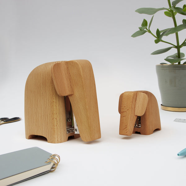 Agrafeuse Éléphant en Bois