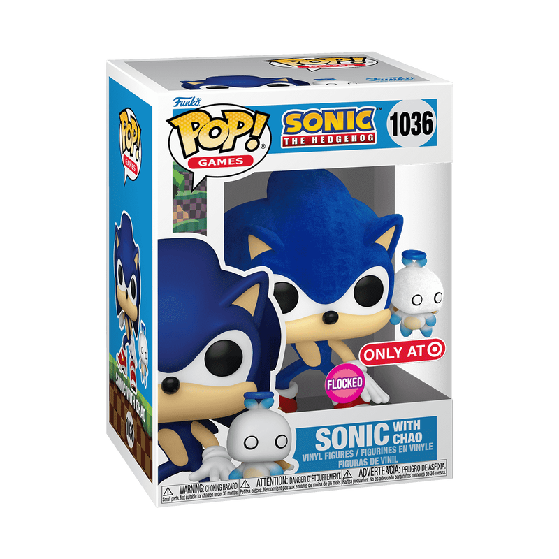 Pop! &amp; Buddy Sonic with Chao (Flocked)