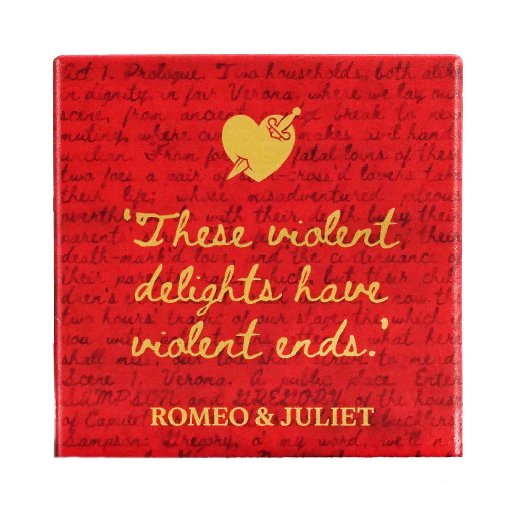Sous-verre en céramique Shakespeare - Roméo & Juliette
