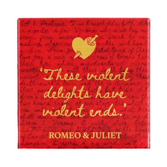 Sous-verre en céramique Shakespeare - Roméo & Juliette