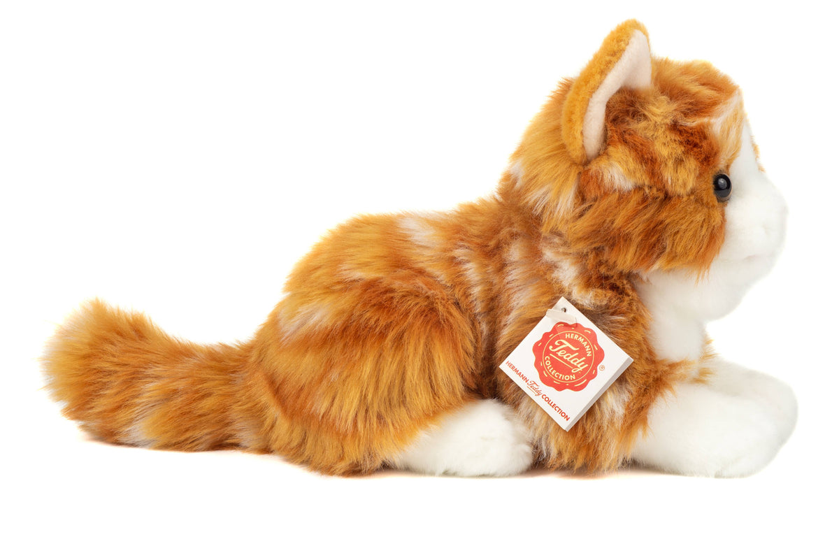 Lying Ginger Tabby Cat Plush