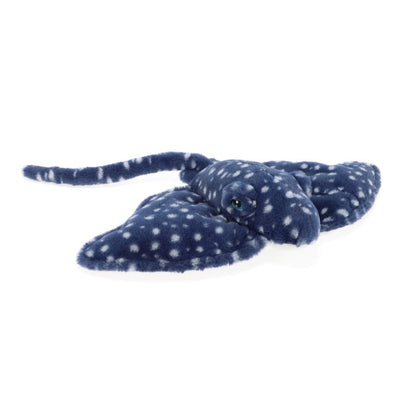 Peluche raie bleue Keeleco 25 cm