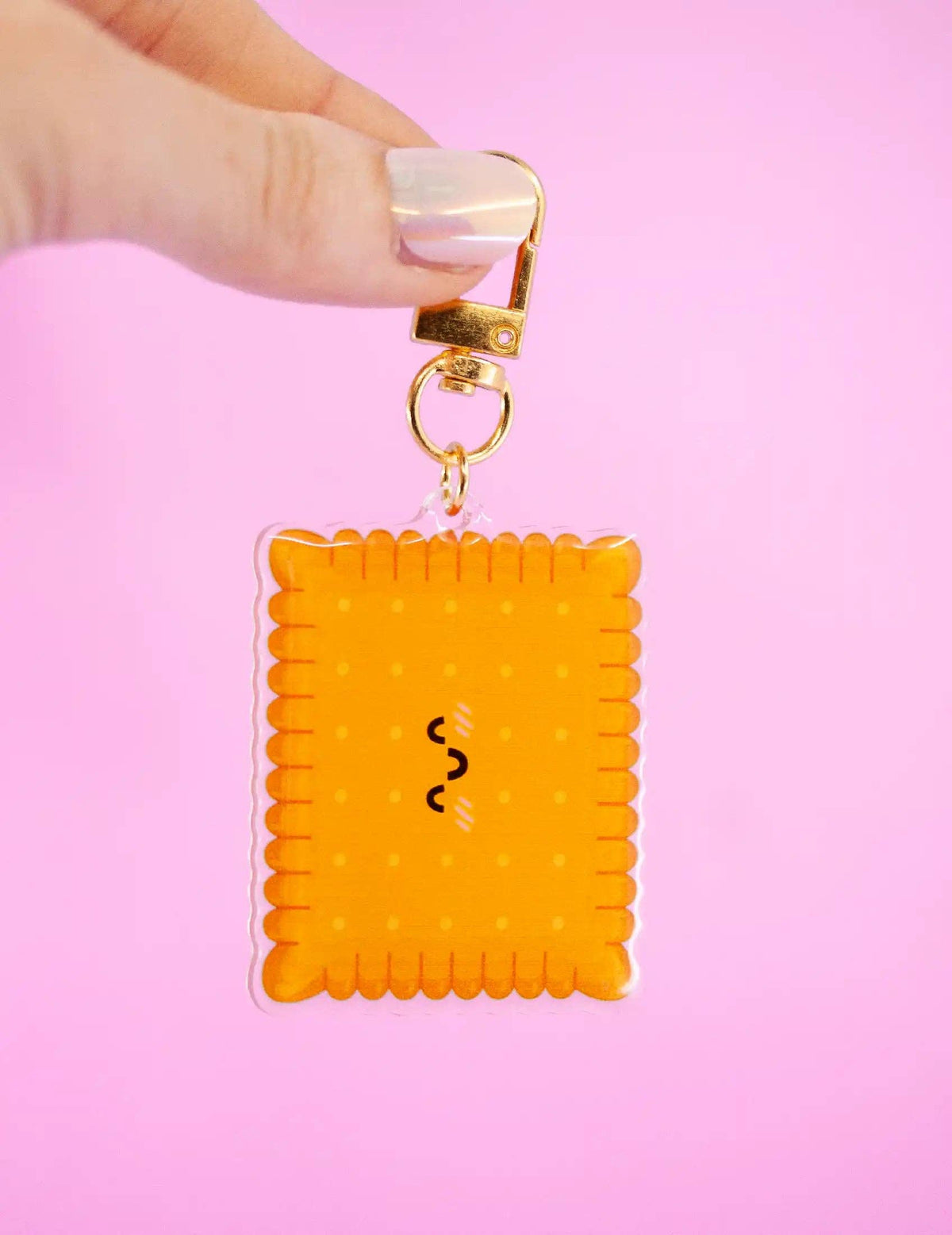 Kawaii Petit Beurre Biscuit Acrylic Keychain