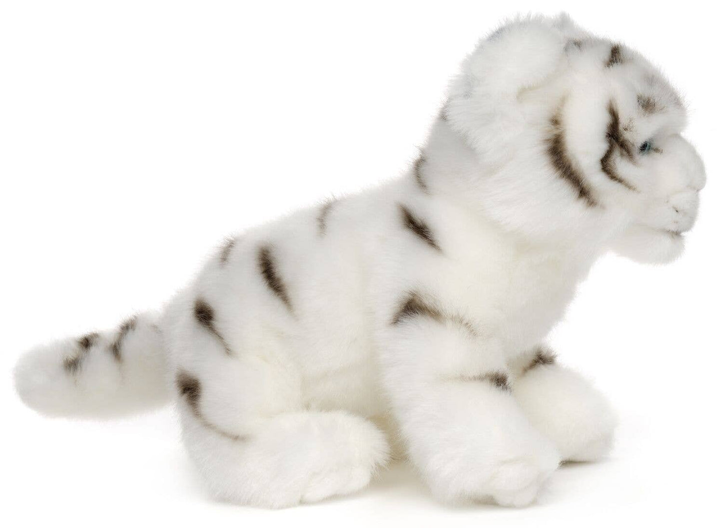 Peluche Bébé tigre blanc, assis