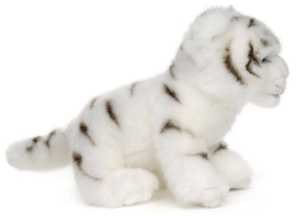 Peluche Bébé tigre blanc, assis