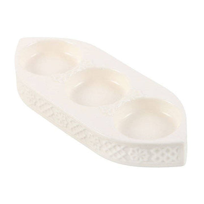 Geometric triple tealight candle holder