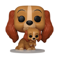 Pop! Dame met puppy