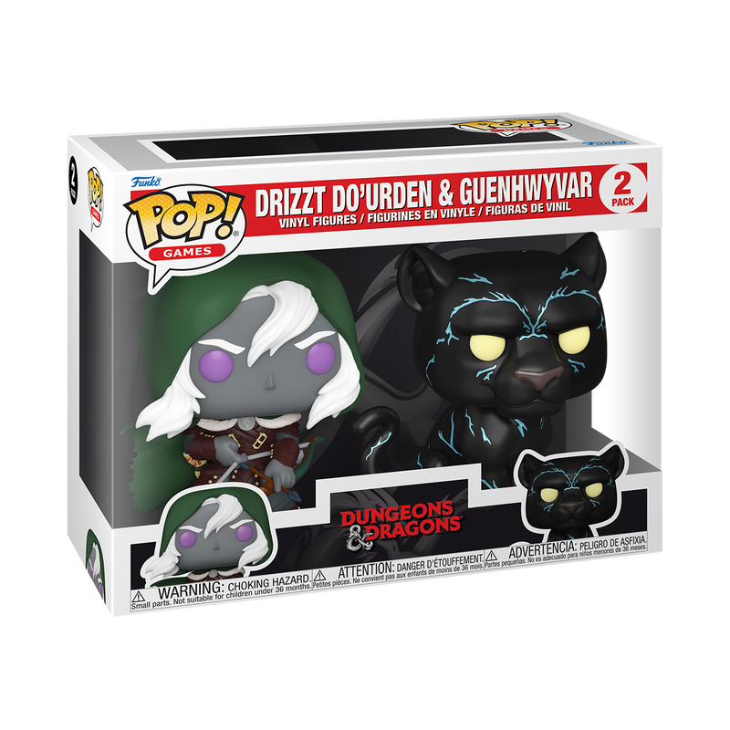 Pop! Drizzt Do'Urden &amp; Guenhwyvar 2-Pack