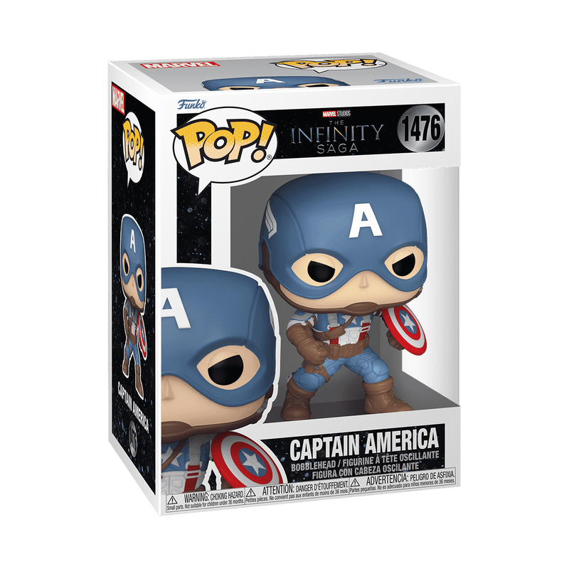Pop! Captain America with Helmet (The First Avenger)