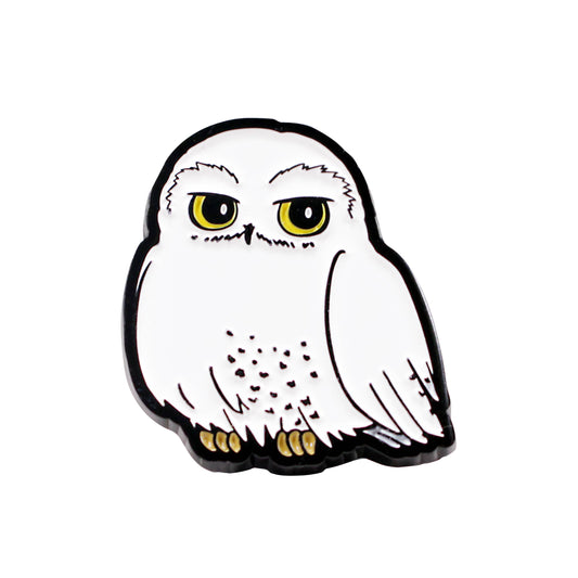 Emaille speldje - Harry Potter (Hedwig)