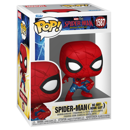 Funko Pop! Spider-Man (No Way Home Suit) (Brand New Day) #1587 - boîte officielle