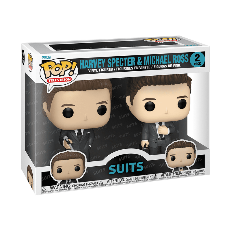 Pop! Harvey Specter & Michael Ross 2-pack