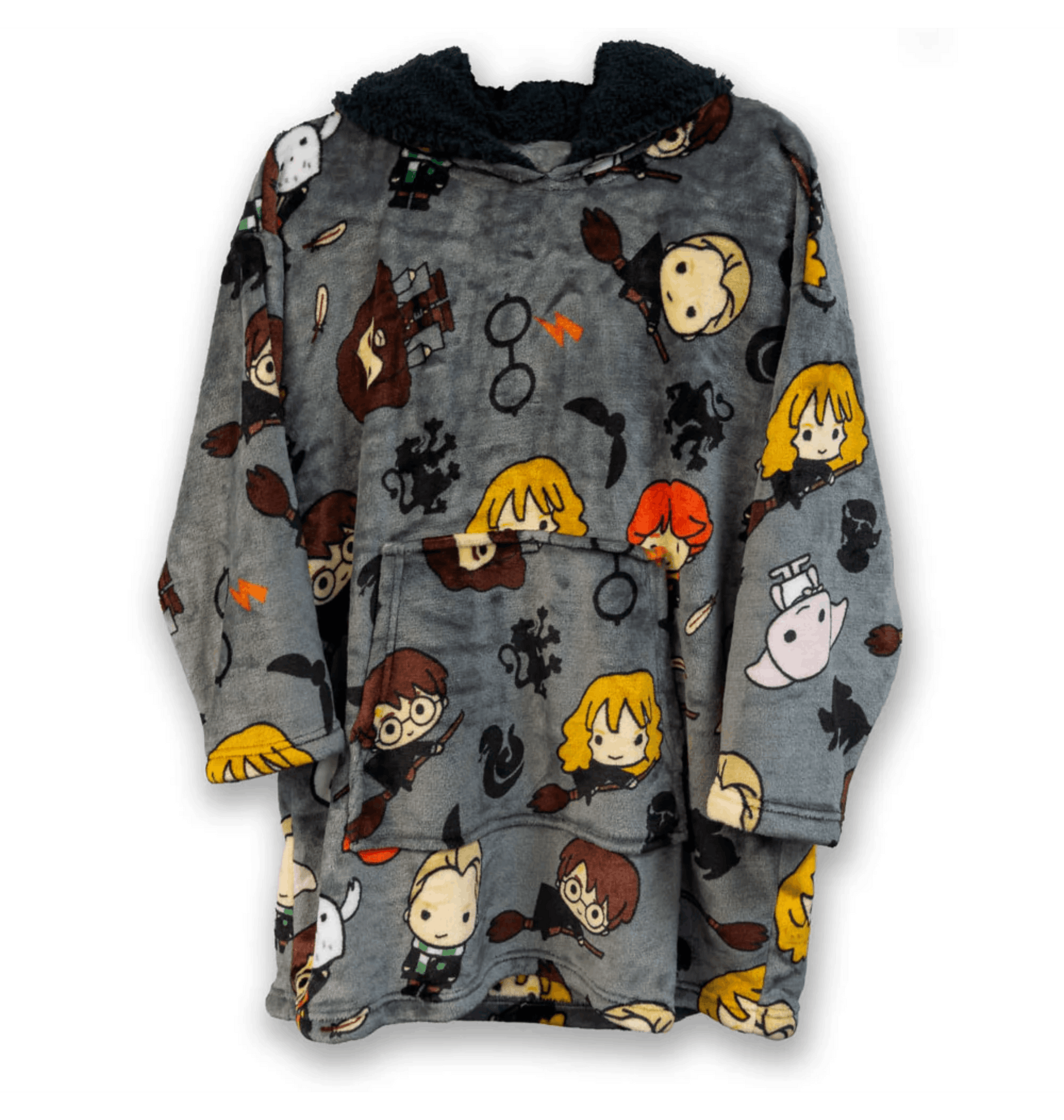 Hoodie couverture enfant Harry Potter personnages chibi