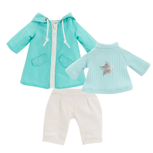 Plush Clothing Set: Rainy Day