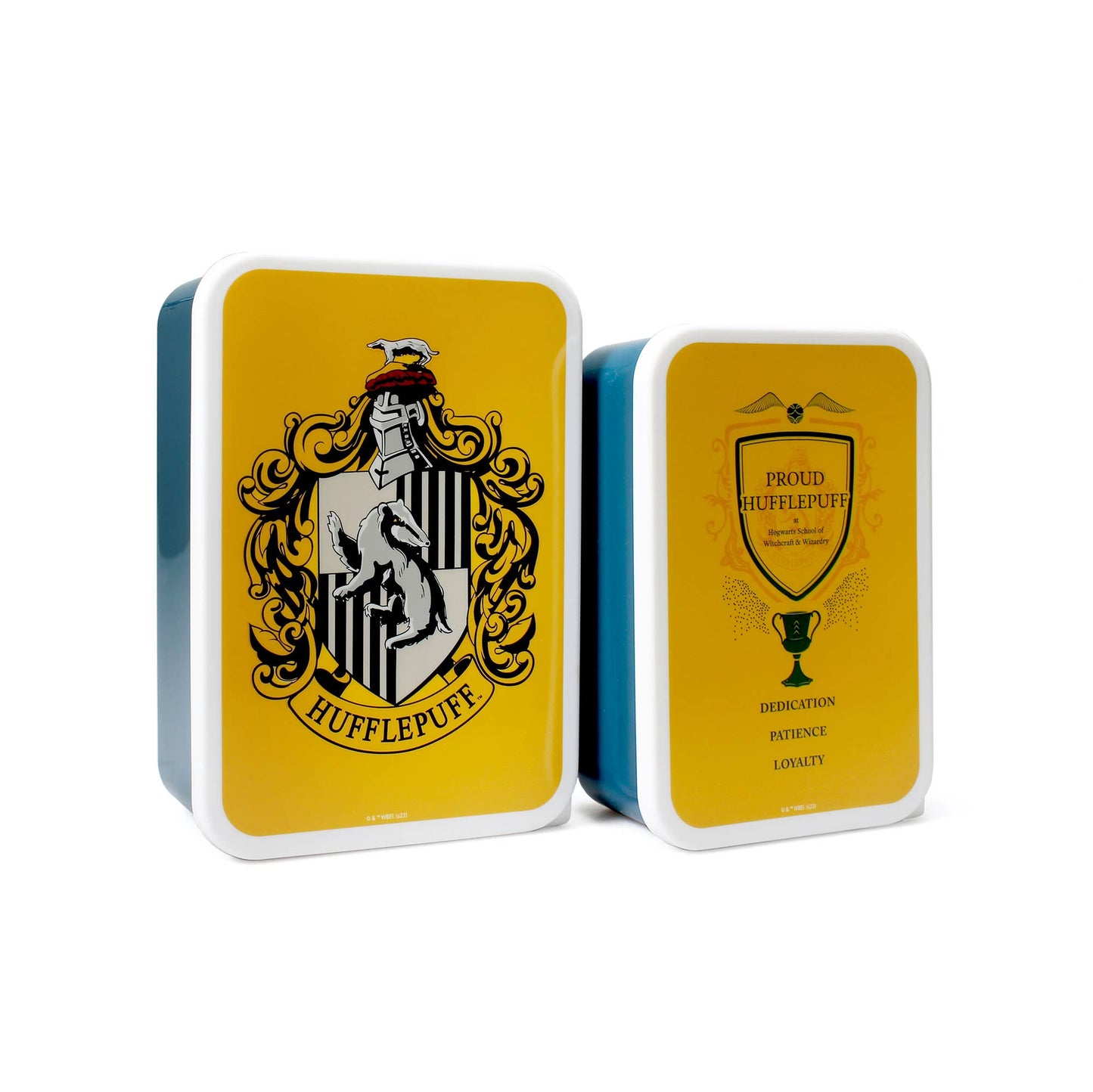 Set of 2 Harry Potter lunch boxes - Hufflepuff