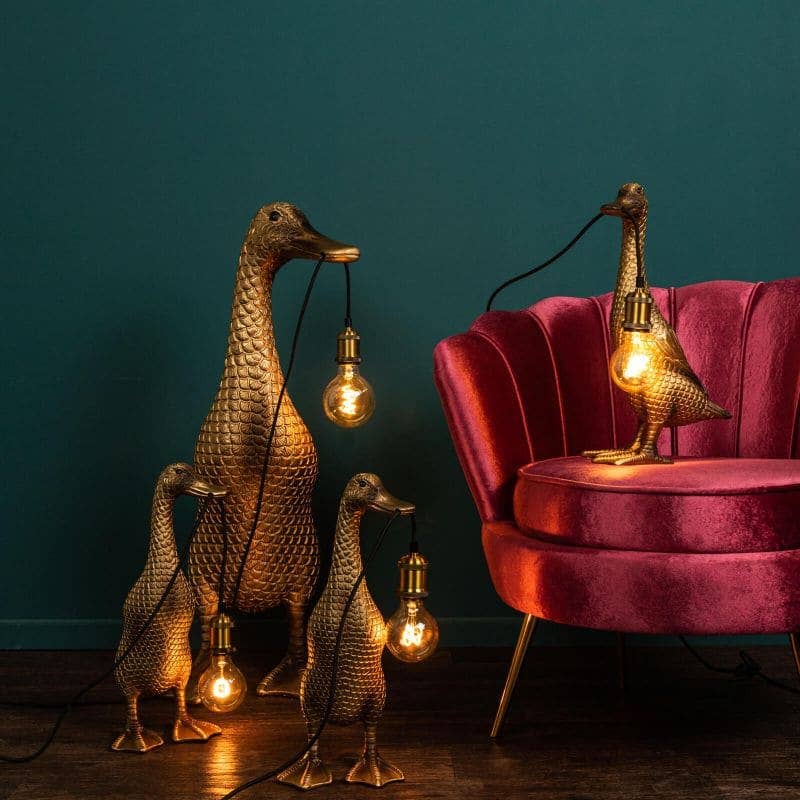 Lampe de table Canard « Son of a Duck » Or